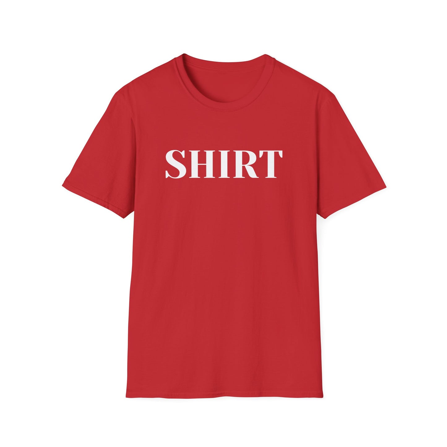 Shirt Graphic Tee — Minimalist Bold Text T-Shirt
