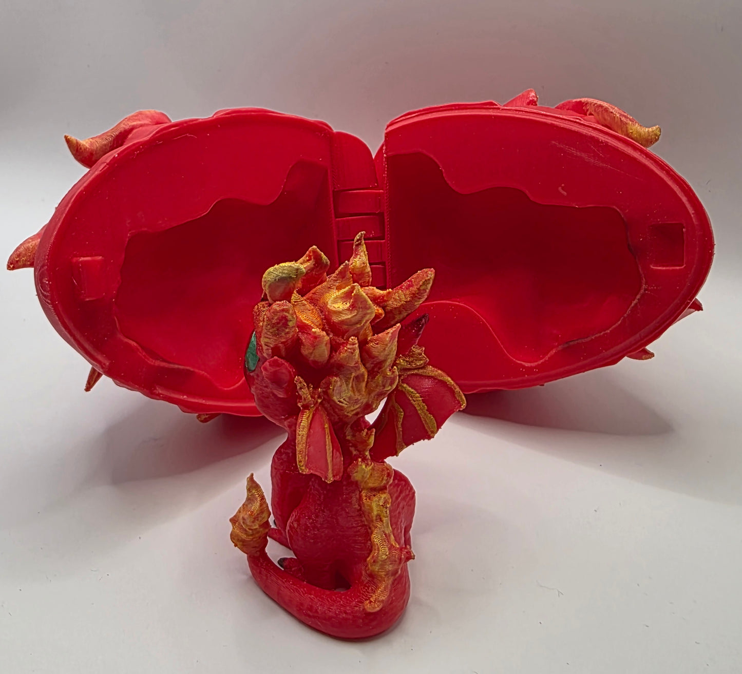 Fire Dragon Egg With Baby Dragon