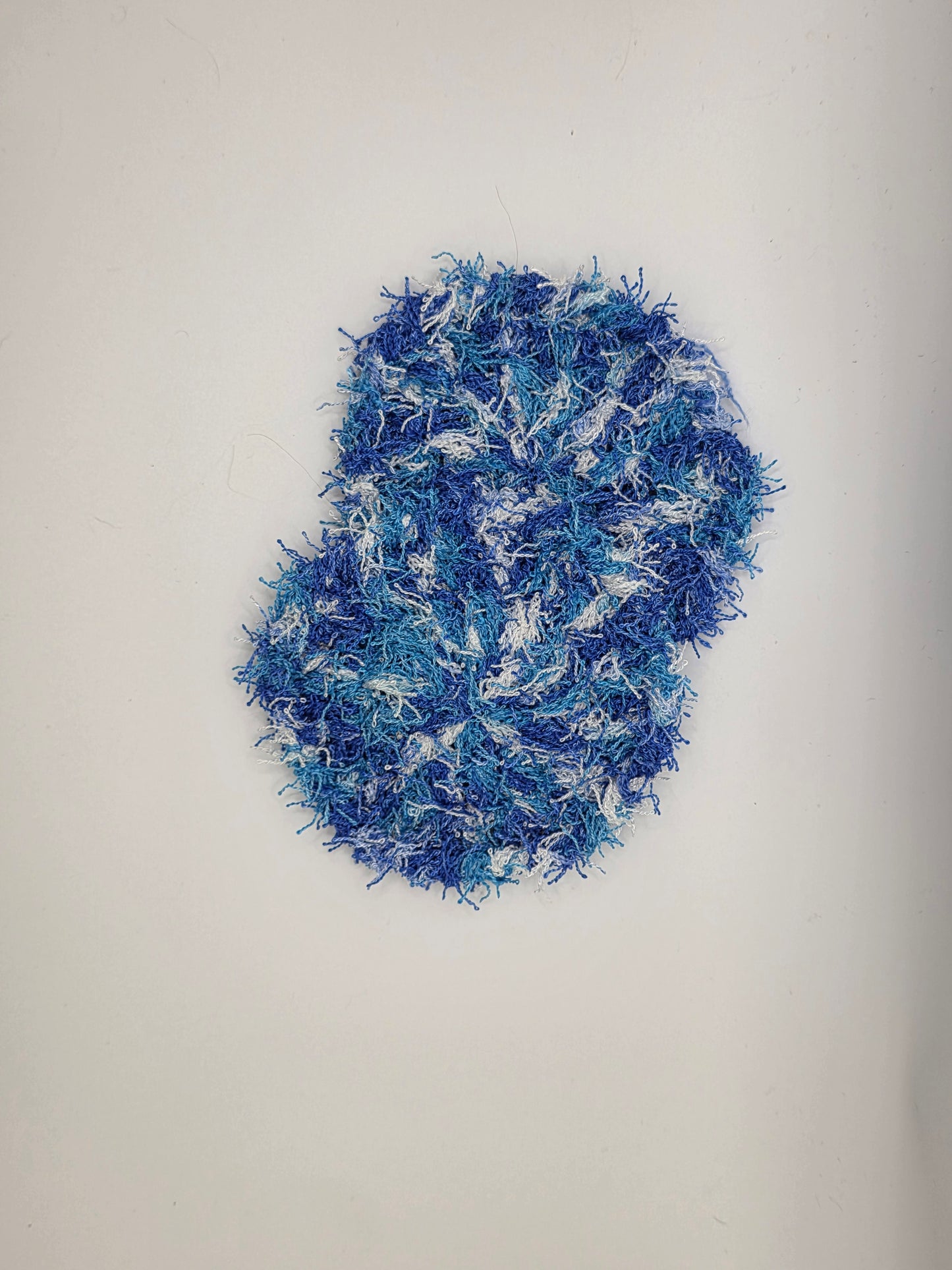Blue round scrubbies