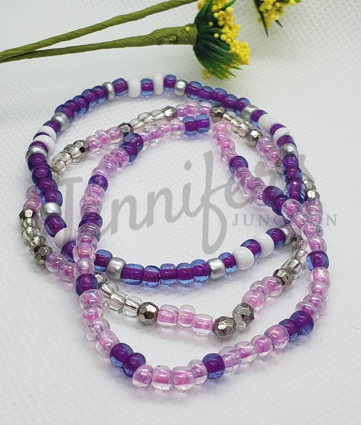 Elastic Beaded Bracelets