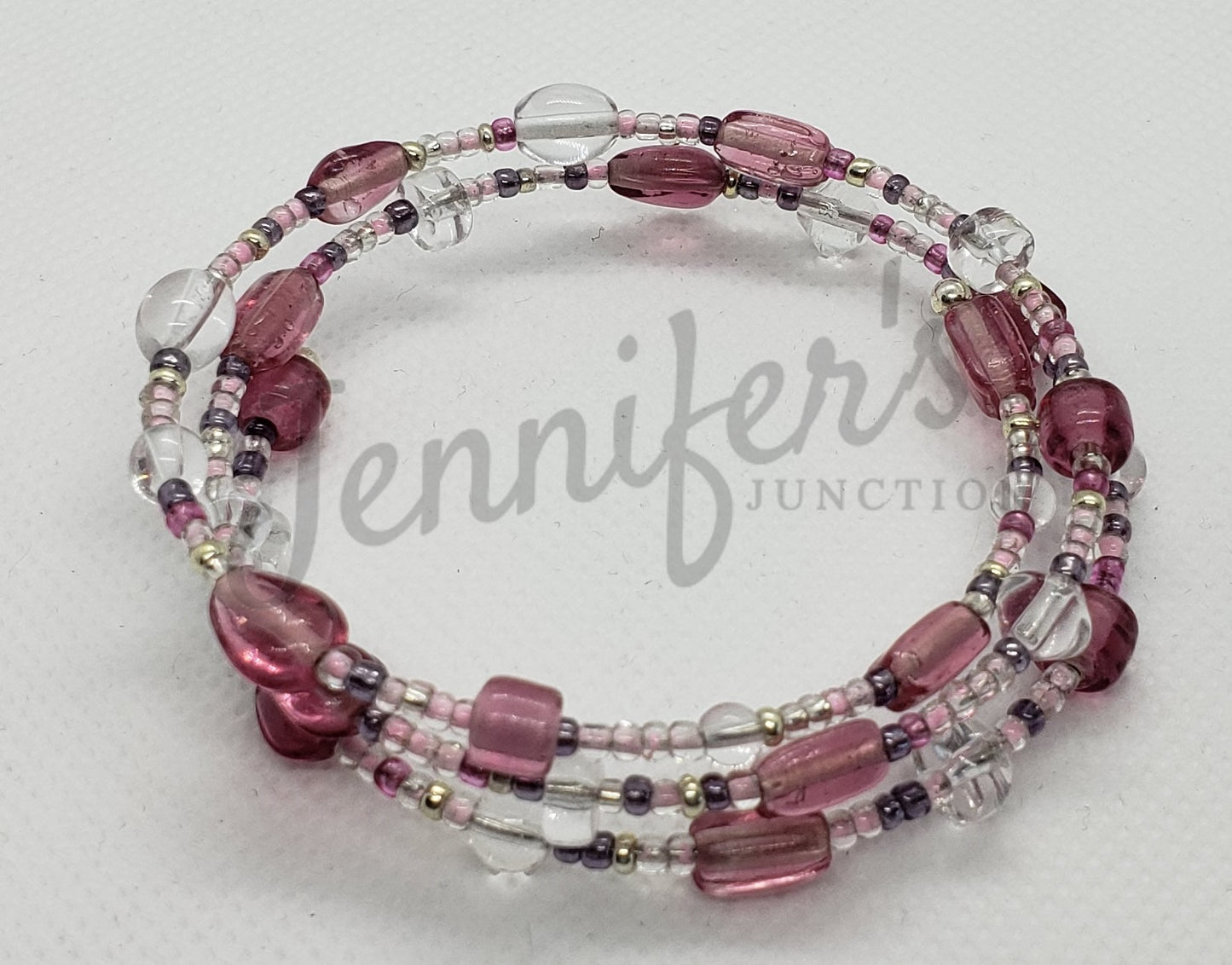 Memory Wire Beaded Bracelets