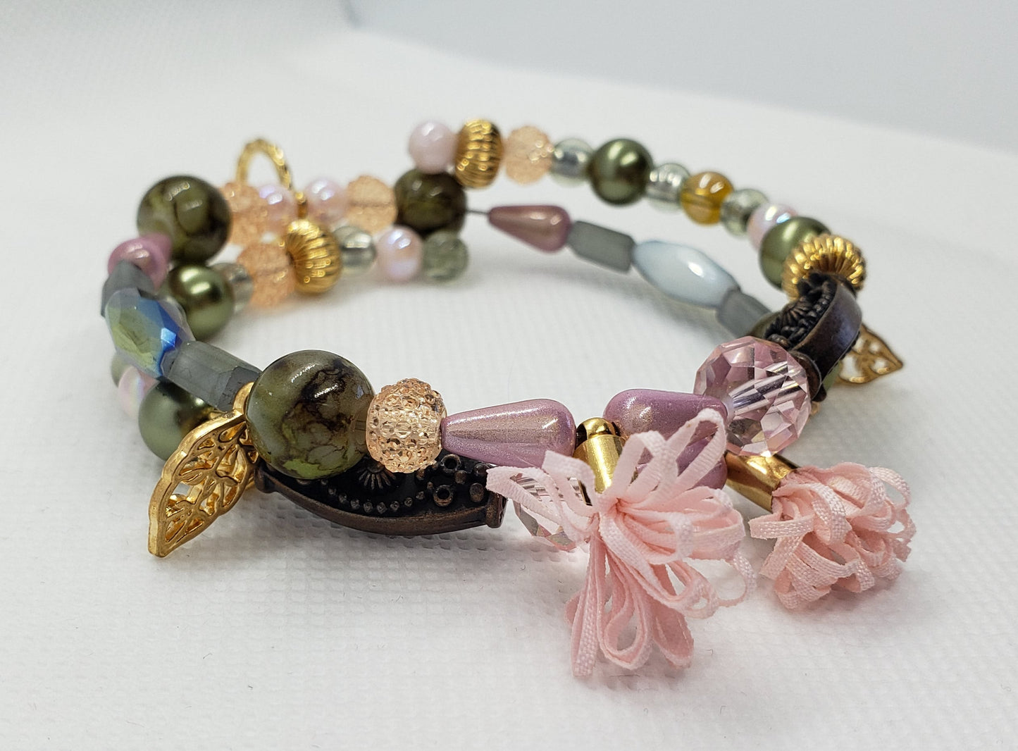 Memory Wire Beaded Bracelets
