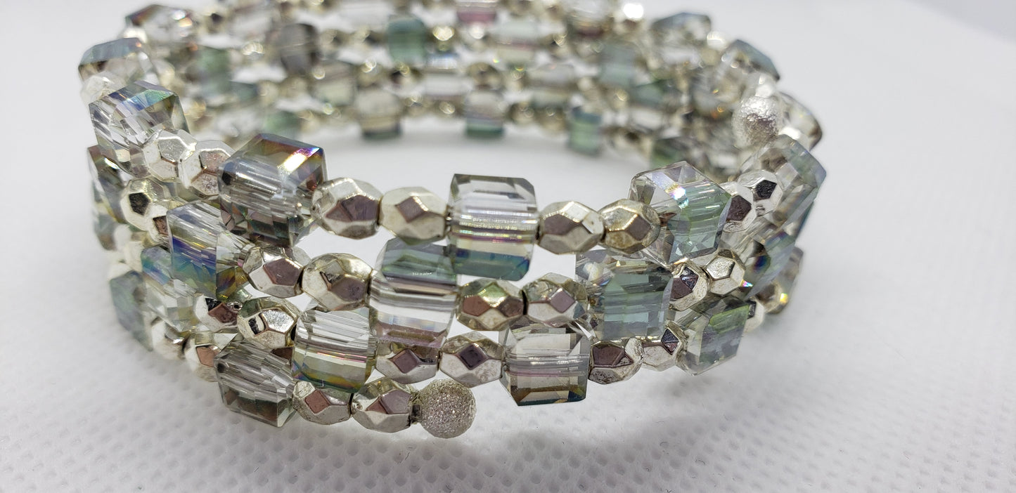 Memory Wire Beaded Bracelets