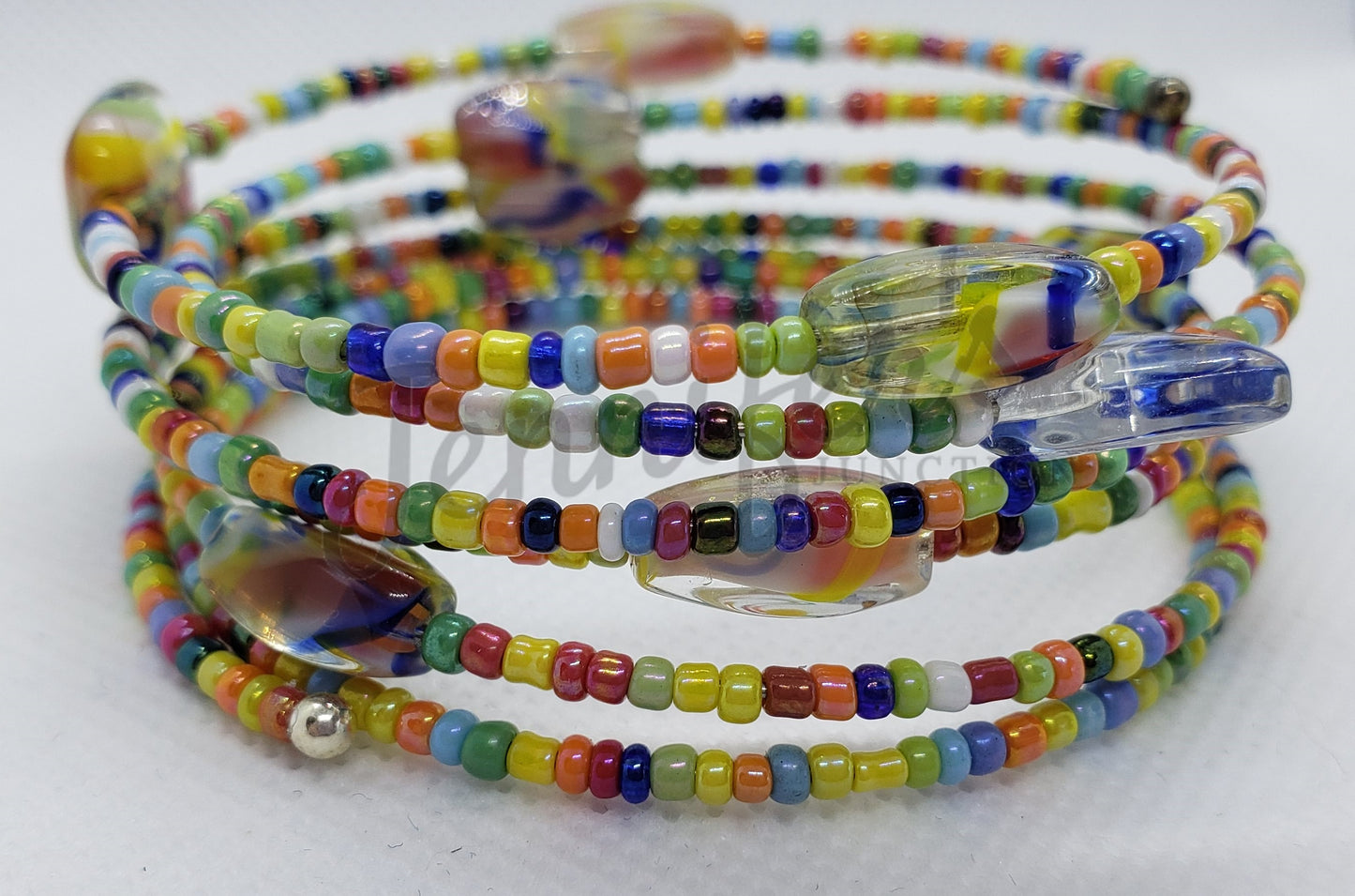 Memory Wire Beaded Bracelets