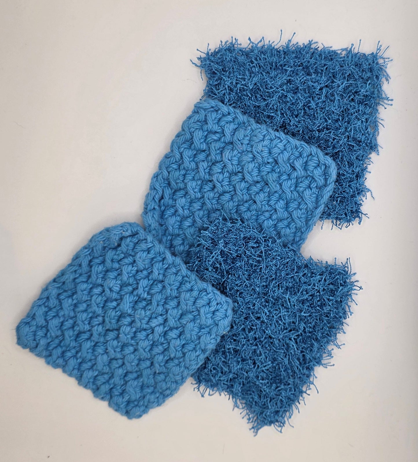 blue square scrubbies
