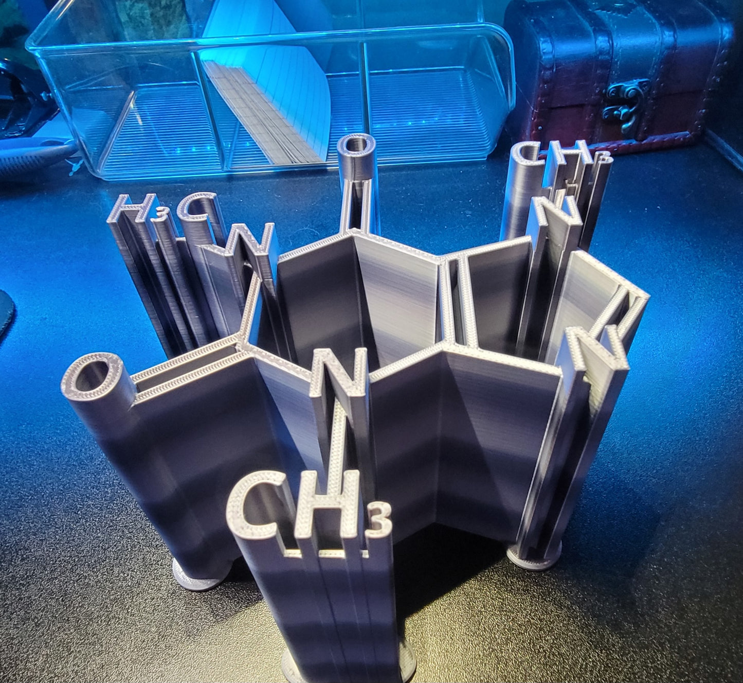 Molecular Structure Pencil Holder