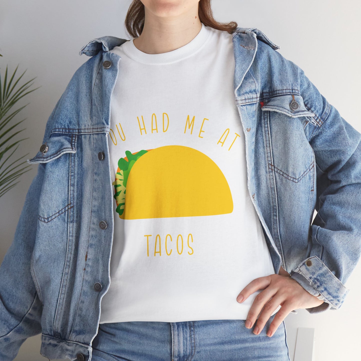 Taco T-Shirt — "You Had Me At Tacos" Casual Graphic Tee