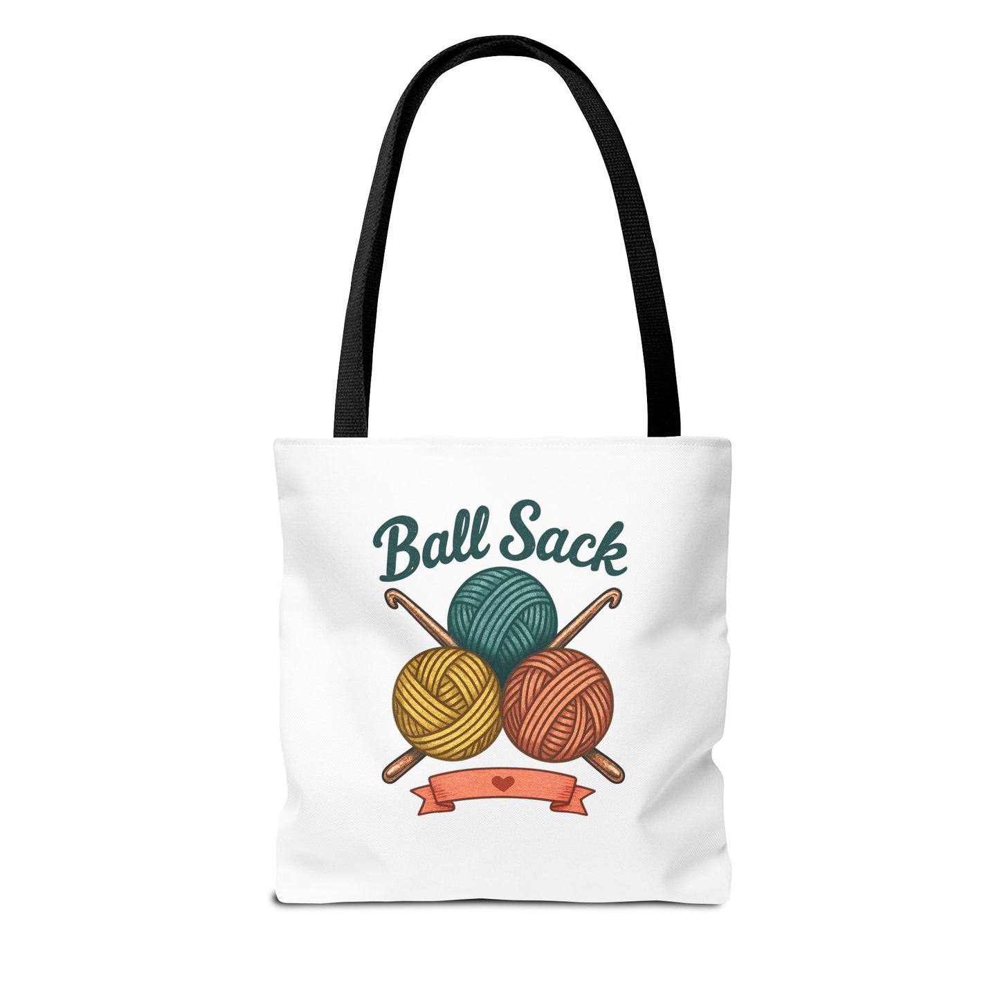 Crochet Project Tote Bag - 'Ball Sack' Yarn Lover Gift Tote
