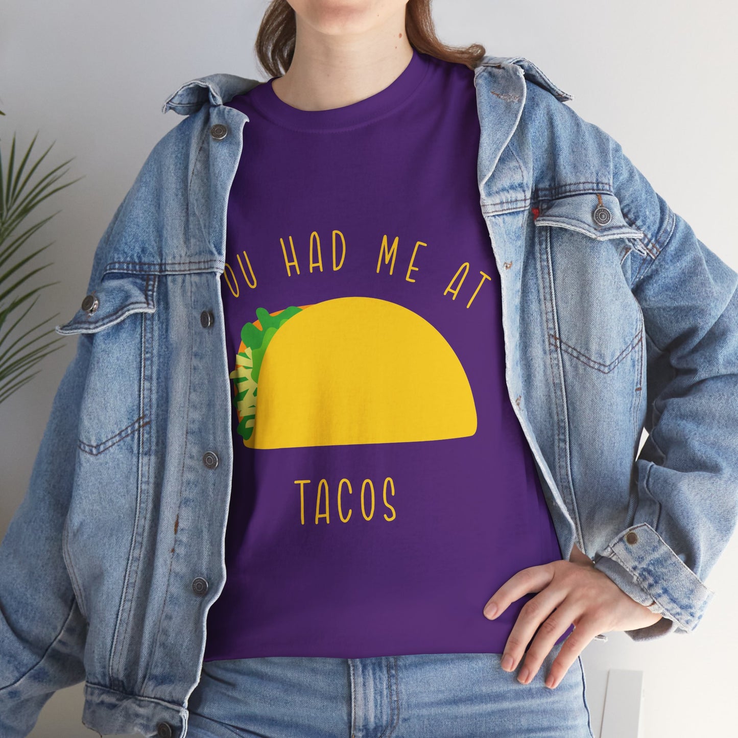 Taco T-Shirt — "You Had Me At Tacos" Casual Graphic Tee