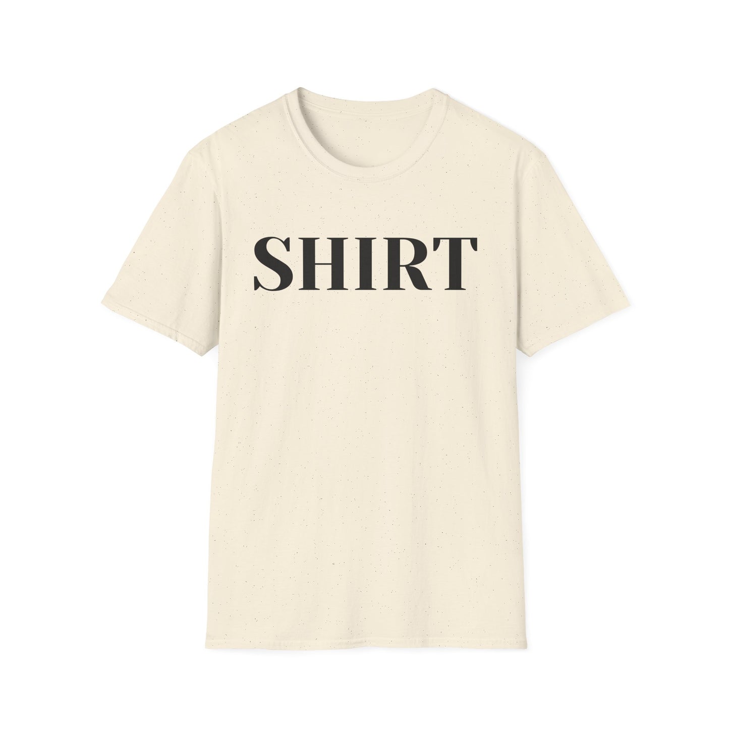 Shirt Graphic T-Shirt — Minimalist Bold Text Tee