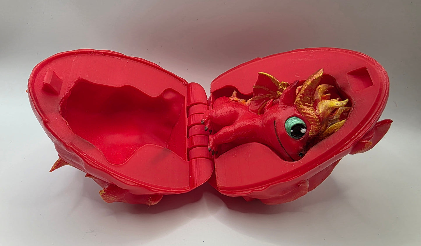 Fire Dragon Egg With Baby Dragon