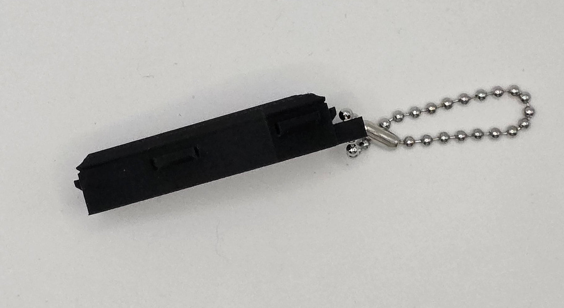 Coffin 3d printed keychain side
